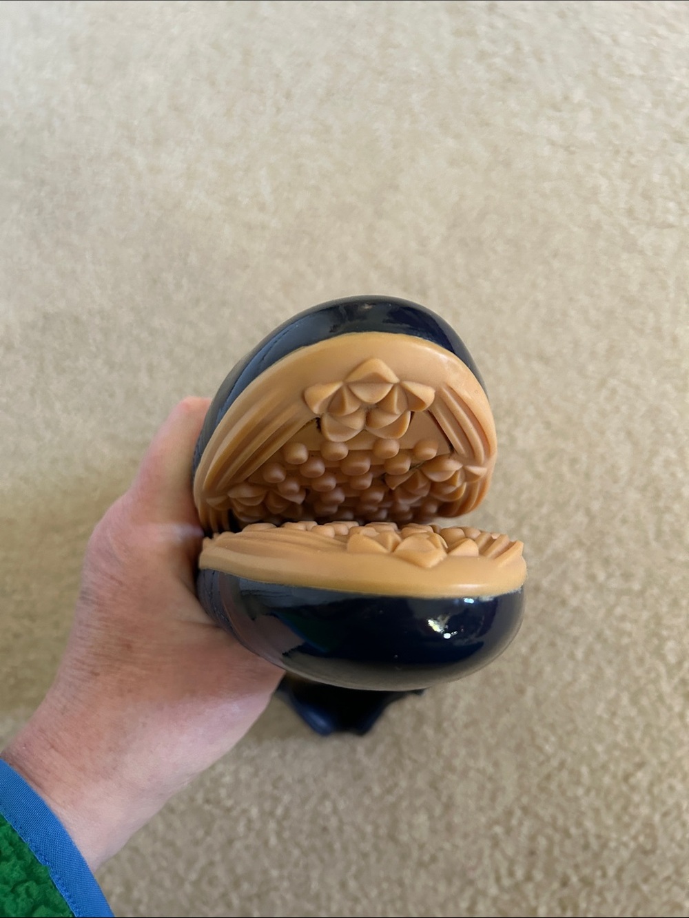 Royal Albartross Navy Quilted Leather Ballet Flats sz 9 - Picture 6 of 9